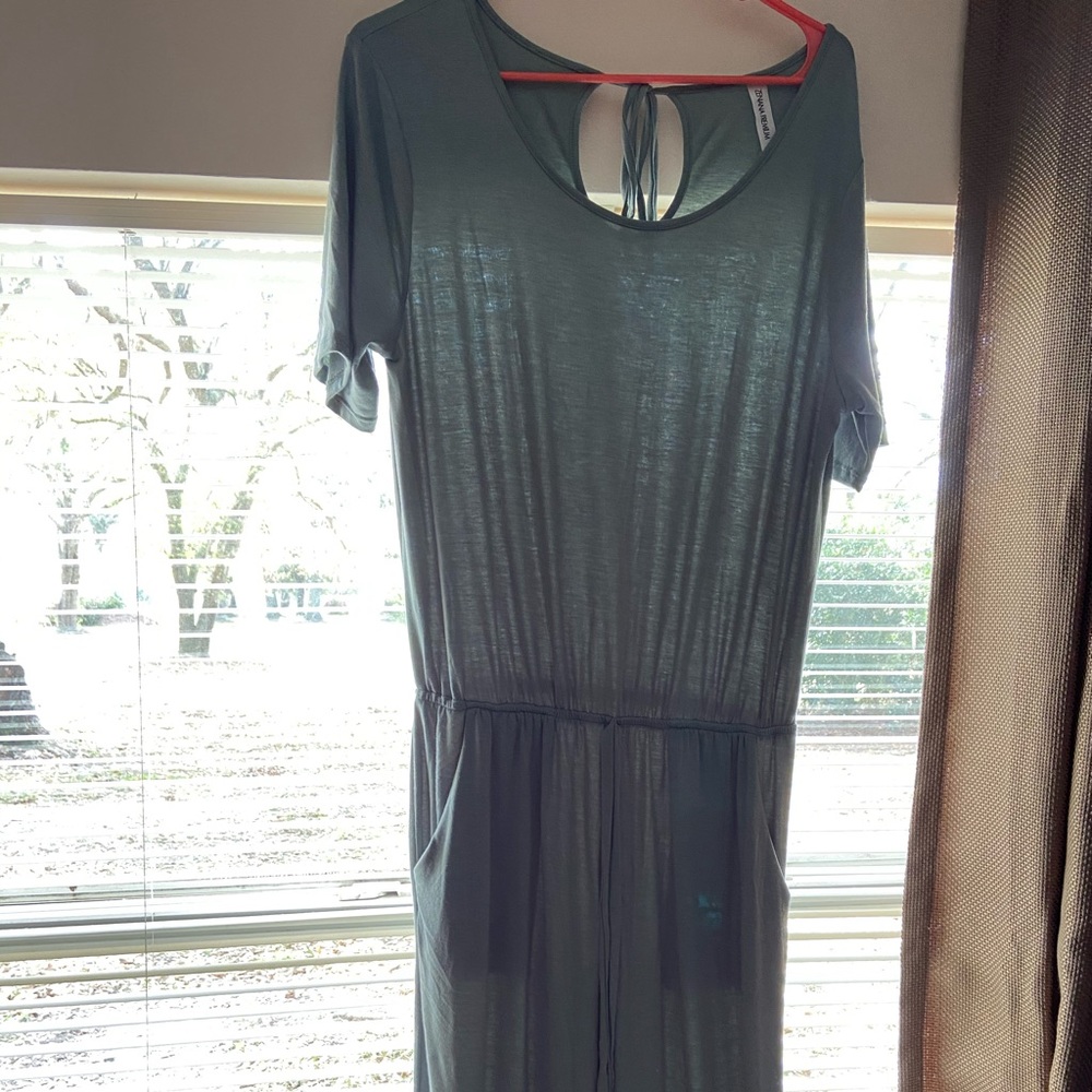 Long pants romper